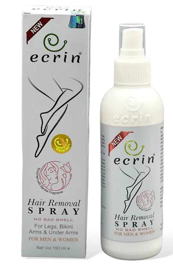 New ecrin Hair Removal Fast spray for Leg , Arms, under arms , Bikini Area for Woman and Men Advance formula