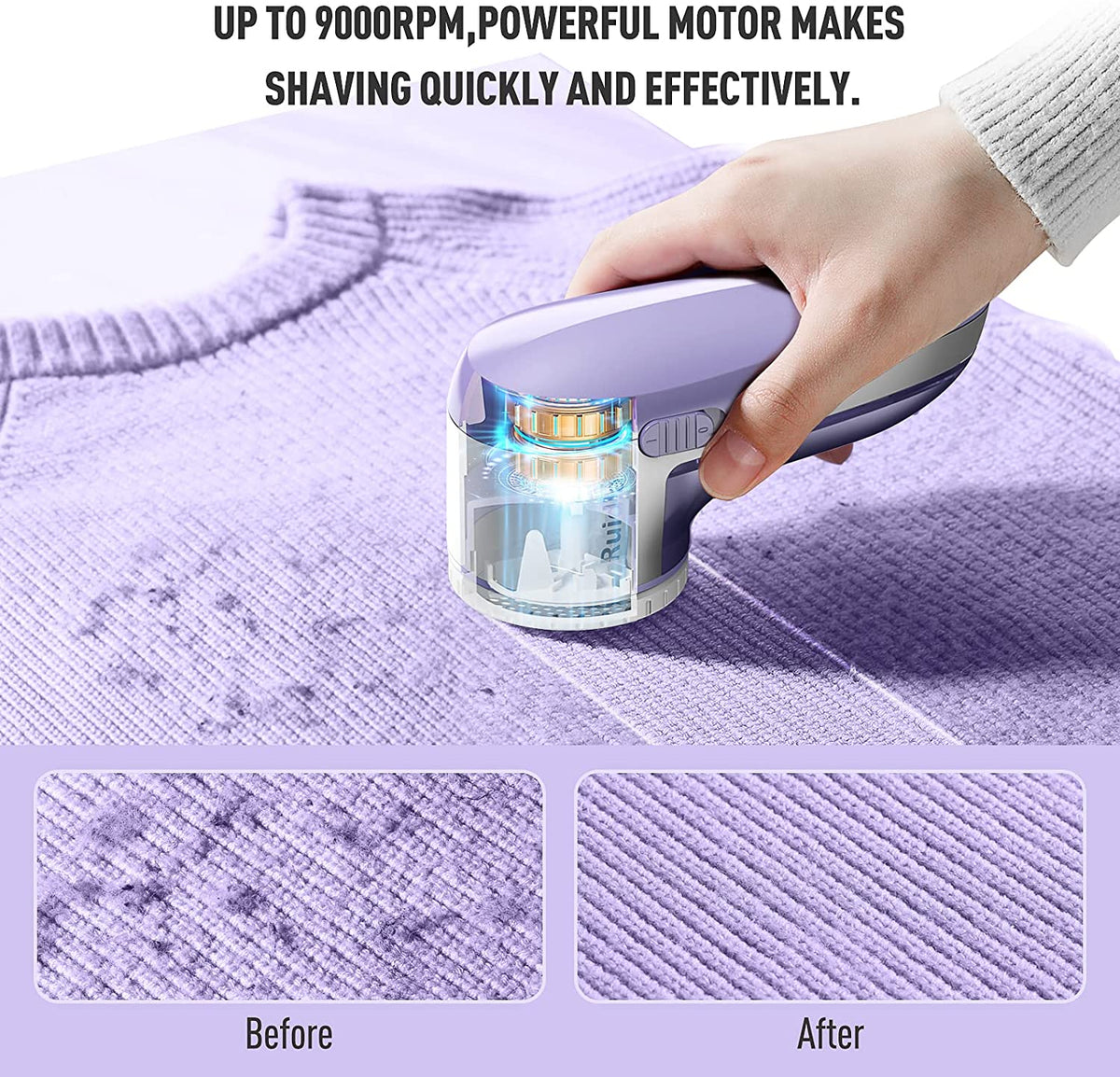 Electric Lint Remover For Clothes, Sweater, Knitwear Wool And Fabrics Electric Fabric Fuzz Cleaner Fabric Shaver Lint Remover Lint Shaver Efficiently Remove Lints From Fabrics, Clothes, Upholstery